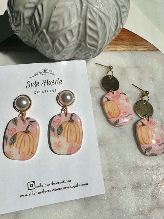 Pink Punpkin Shelby Dangle