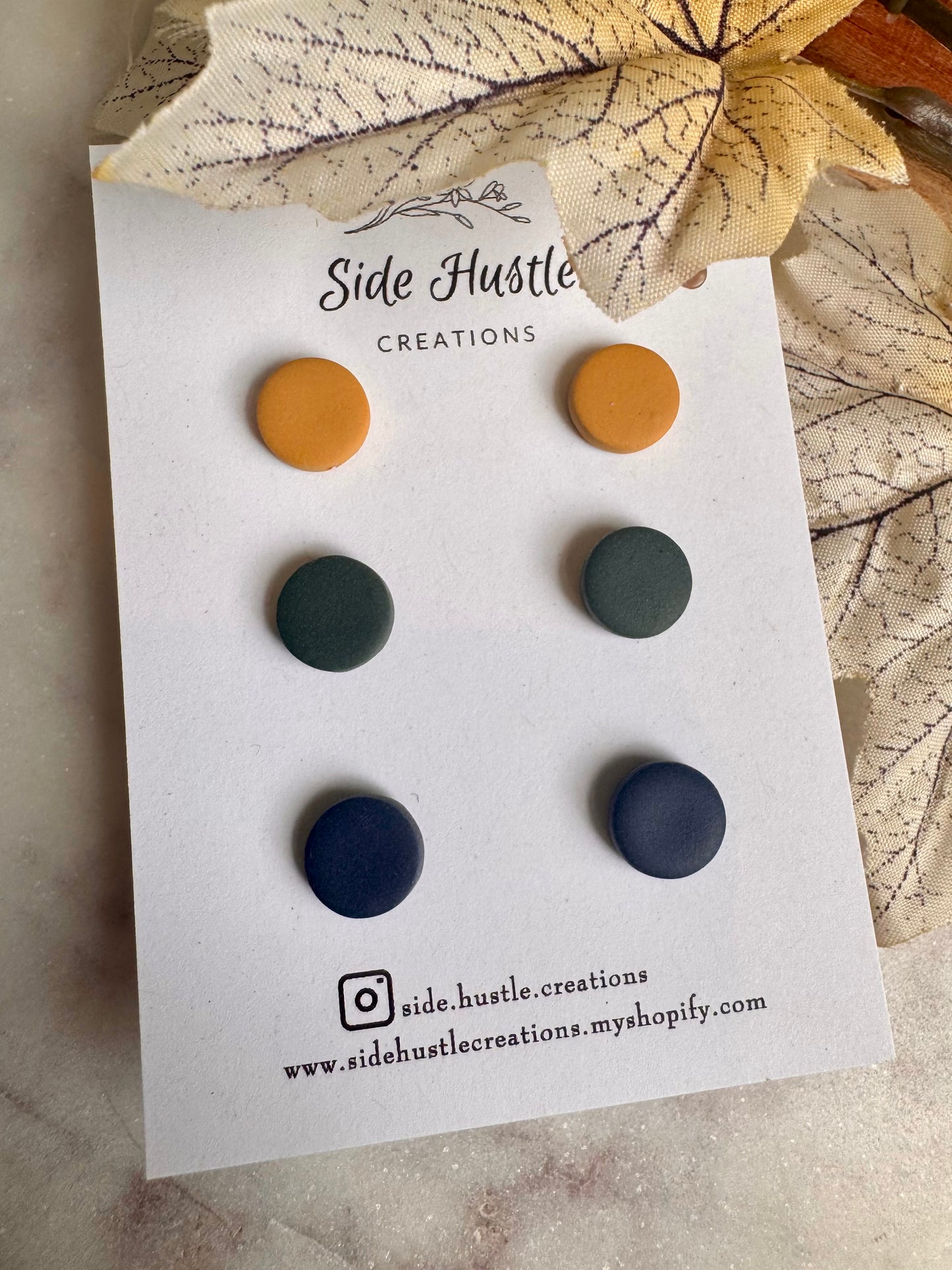 Fall Dots Stud Pack