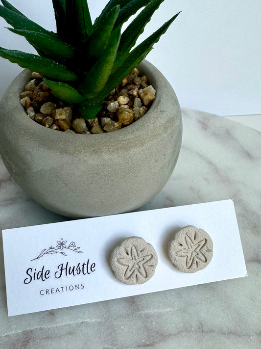 Sand Dollar Studs