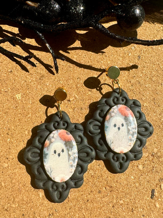 Ghost Cameo Dangles